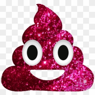 Cute Poop Emoji , Png - Pink Sparkly Poop Emoji Clipart