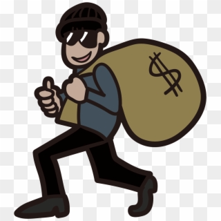 Thief, Robber Png - Transparent Background Robber Cartoon Clipart