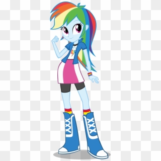 Inspiration For A Rainbow Dash Costume From The New - Equestria Girl 3 Rainbow Dash Clipart