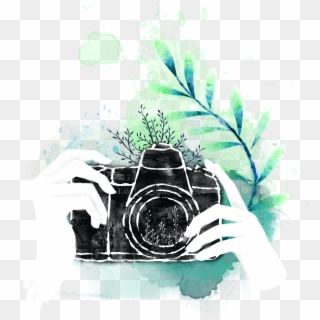Watercolor Painting Drawing Camera Photography , Png Clipart