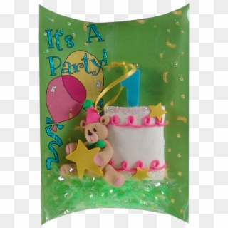 1st Year Birthday Cake Ornament Clipart