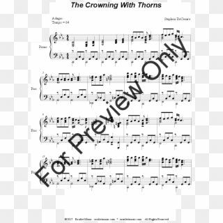 The Crowning With Thorns Thumbnail The Crowning With - Abandoned Funhouse Piano Music Clipart
