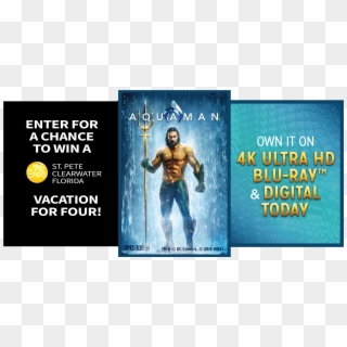 Aquaman Contest Banner Button - Aquaman 2018 Clipart