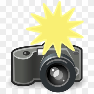Camera Flash Clip Art - Camera Clip Art Transparent Background - Png Download