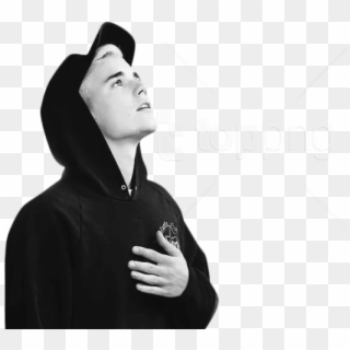 Free Png Justin Bieber Black & White Png - Justin Bieber Black And White Clipart