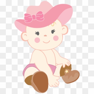 Cowgirl Clipart Baby Shower - Baby Shower Clip Art - Png Download