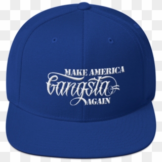 Make America Gangsta Again Fvck Maga Snapback Blue - Make America Gangsta Again Hat Clipart