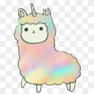 Drawn Unicorn Lamma - Unicorn Lama Clipart