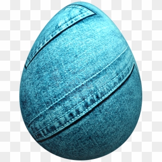 Egg Wrapped In Blue Jeans Png Image - Jeans Egg Clipart