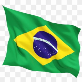 Brazil Flag Clipart Png - Bandeira Do Brasil Em Vetor Transparent