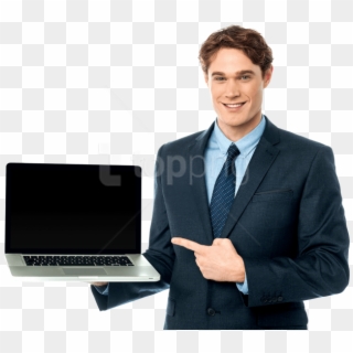 Free Png Men With Laptop Png Images Transparent - Men With Laptop Png Clipart