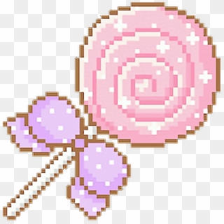 Lollipop Sticker - Lollipop Pixel Art Clipart