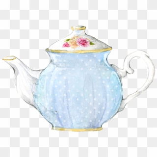 Watercolor Teapot Png Clipart