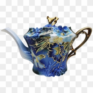 Exquisite & Scarce Rs Prussia 1900 Cobalt Blue, With - Teapot Clipart