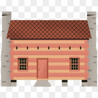 Lane House, 1718, North Carolina - House Clipart