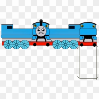 For Our Son's 4th Birthday, We Made Little Paper Boxes - Thomas The Tank Engine Paper Model Clipart