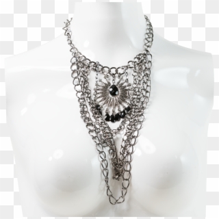 Starburst Pendant Necklace - Necklace Clipart
