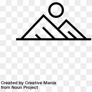 Mountain Icon - Noun Clipart