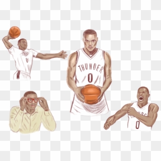 Westbrook Deserves To Be Most Valuable Player - Basketball Moves Clipart