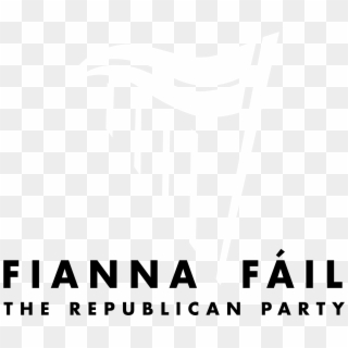Fianna Fail Logo Black And White - Fianna Fáil Clipart