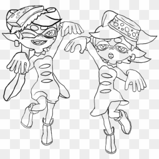 Splatoon Printable Coloring Pages Play Nintendo Cool - Splatoon Callie And Marie Coloring Pages Clipart