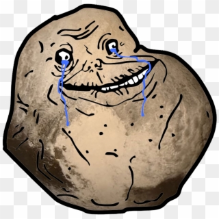 Forever Alone Clipart Memes - Forever Alone Head Png Transparent Png