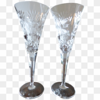 Emeral Double Glass Waterford Champagne Flutes - Waterford Crystal Champagne Flutes Clipart