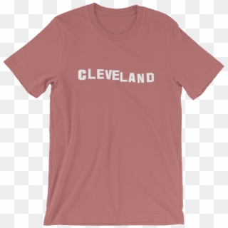 Clevewood Cleveland Hollywood Sign Short Sleeve Unisex - Active Shirt Clipart