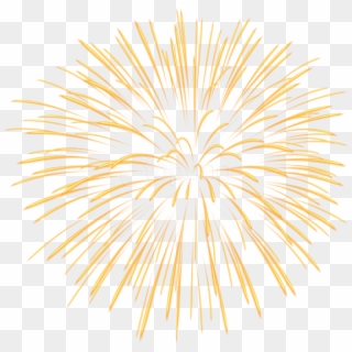 Free Png Yellow Firework Png - Yellow Background Fireworks Png Clipart