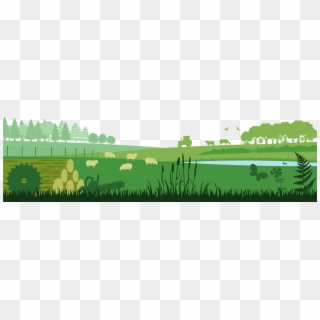 5000 X 1358 0 - Farm Footer Png Clipart