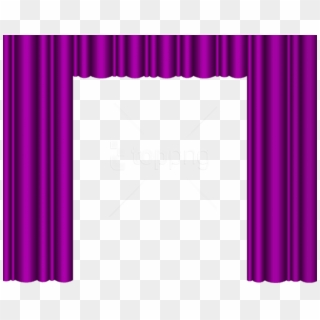 Purple Stage Curtains Png Clipart