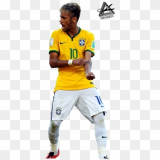 Neymar Brasil White Png Transparent - Neymar Brazil 2016 Png Clipart