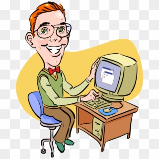 More In Same Style Group - Computer Teacher Clipart - Png Download