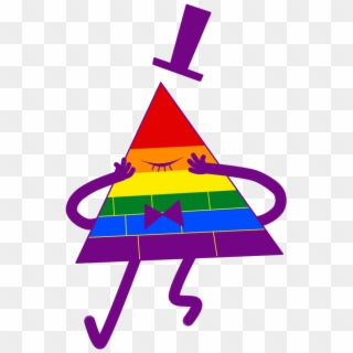 At Bigel And Constructing The Bioqueer Base Spoopydraggon - Gay Pride Bill Cipher Clipart
