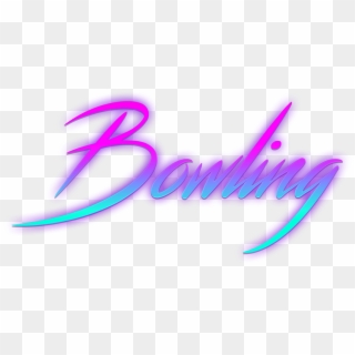 Bowling Rolls Png Clipart - Neon Bowling Clip Art Transparent Png
