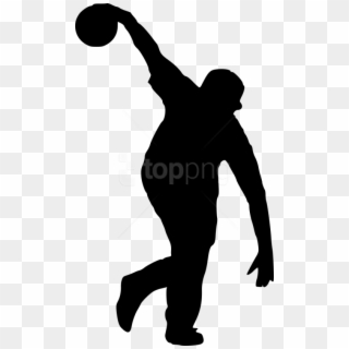 Free Png Sport Bowling Silhouette Png - Bowling Player Silhouette Png Clipart