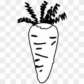 Black And White Clipart Of A King - Carrot Black And White Clip Art - Png Download