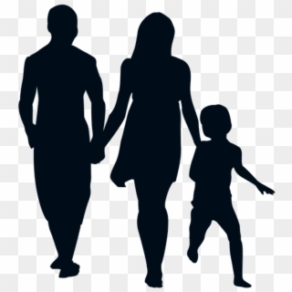 #silhouette #family #freetoedit - Mission Walk Clipart