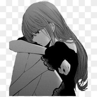 Anime Manga Girl Sad Clipart