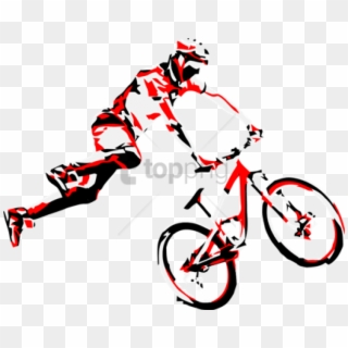 Free Png Mountain Bike Vector Png Image With Transparent - Drawing Of A Mountain Bike Clipart