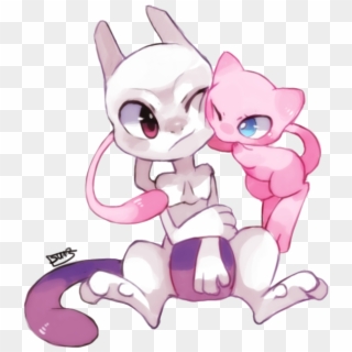Pokémon X And Y Pikachu Ash Ketchum Cat Pink Mammal - Mew And Mewtwo Cute Clipart