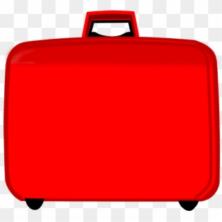 Suitcase - Red Suit Case Clipart