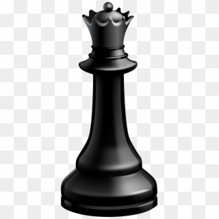 Queen Black Chess Piece Png Clip Art - Queen Chess Piece Clipart Transparent Png