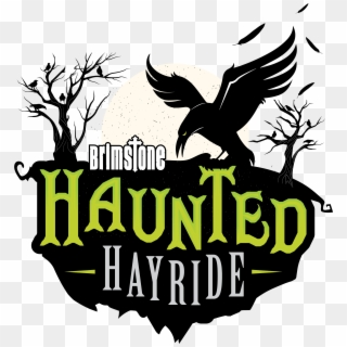 Attractions - Haunted Hayride Logo Clipart