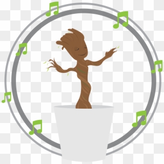 Baby Groot Dance Png Clip Art Freeuse - Dancing Groot Png Gif Transparent Png