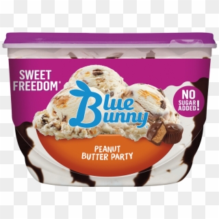 Sweet Freedom® Peanut Butter Party - Blue Bunny Vanilla Cupcake Ice Cream Clipart