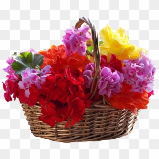 Bouquet Of Flowers Png - Basket Of Flowers Png Clipart