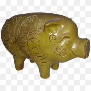 Old Piggy Banks - Statue Clipart