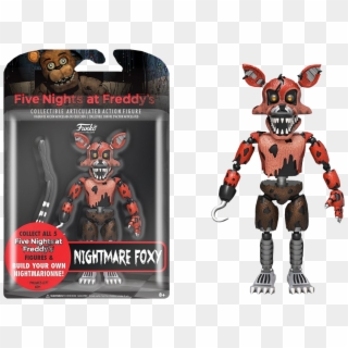 Five Nights At Freddy's - Nightmare Foxy Action Figure Clipart