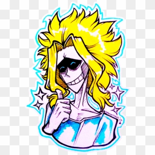 All Might ☀ 💀☀ - Fanart All Might Weak Form Clipart